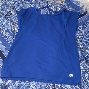Gap fit Blue workout T-shirt Open Back